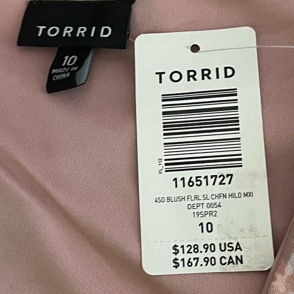 NWT Torrid Floral Dress Sz 10 - Picture 9 of 10